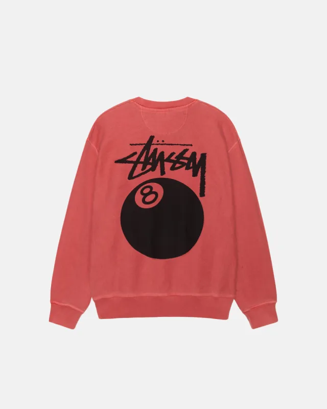 8 BALL CREW PIGMENT DYED sold by Stussy