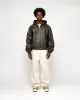 WORK JACKET STONEWASH LEATHER sold by Stussy