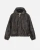WORK JACKET STONEWASH LEATHER sold by Stussy