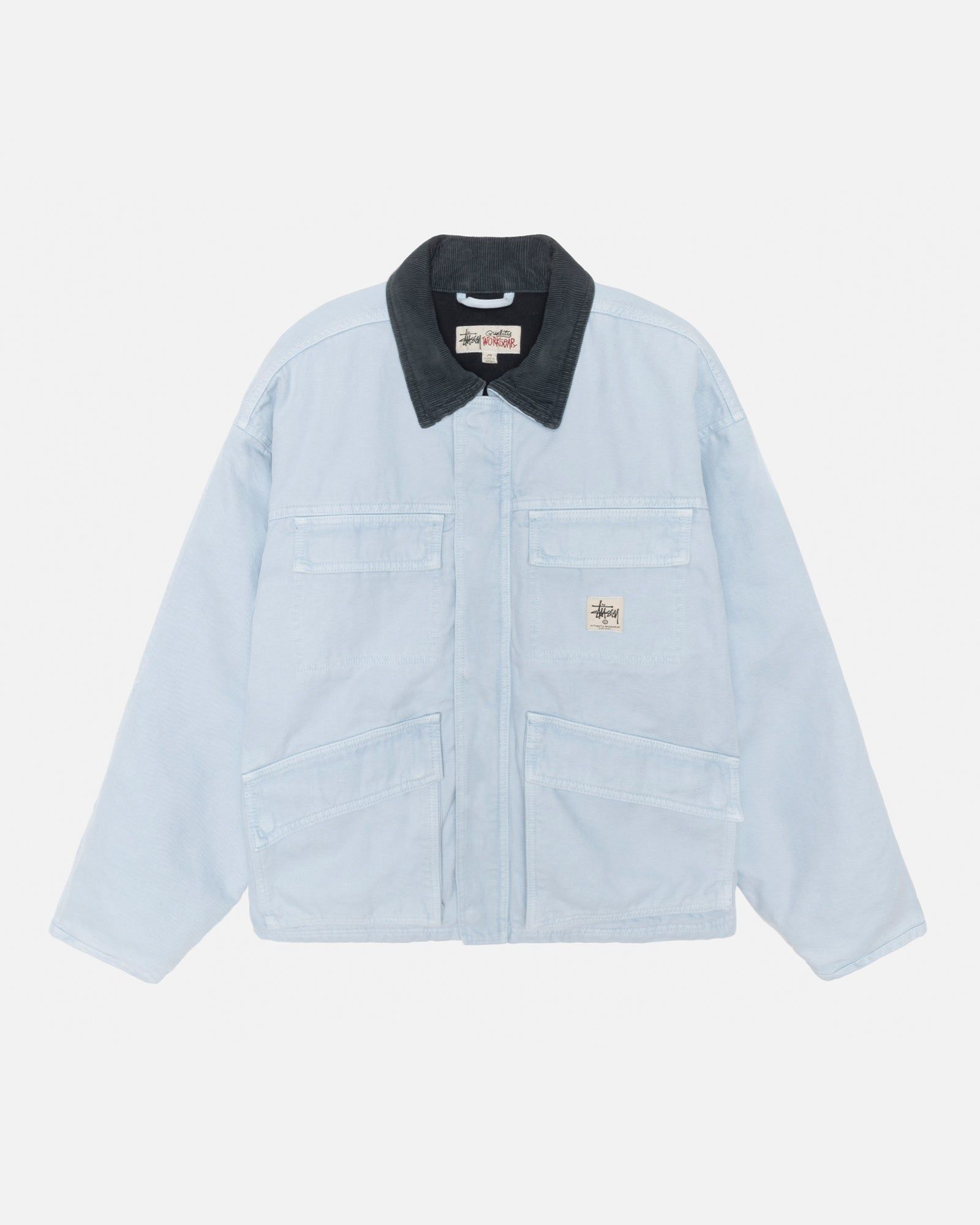 SHOP JACKET WASHED CANVAS sold by Stussy