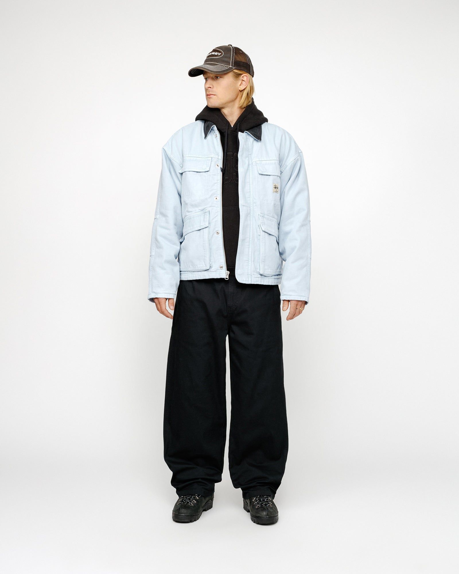 SHOP JACKET WASHED CANVAS sold by Stussy product image thumbnail 3