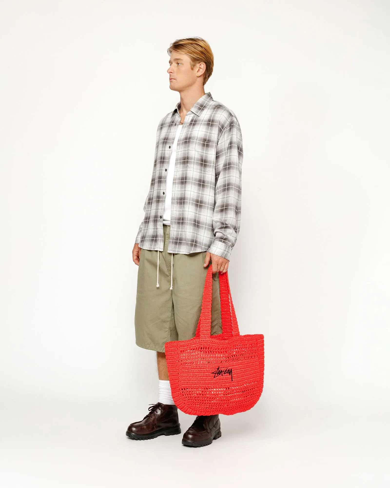 RAFFIA TOTE BAG sold by Stussy product image thumbnail 4
