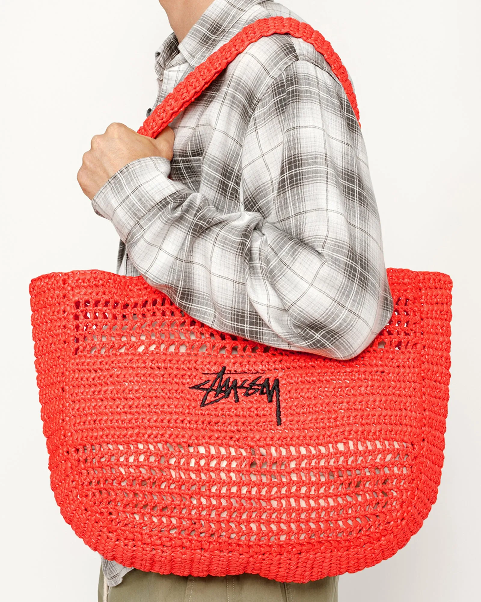 RAFFIA TOTE BAG sold by Stussy product image thumbnail 5