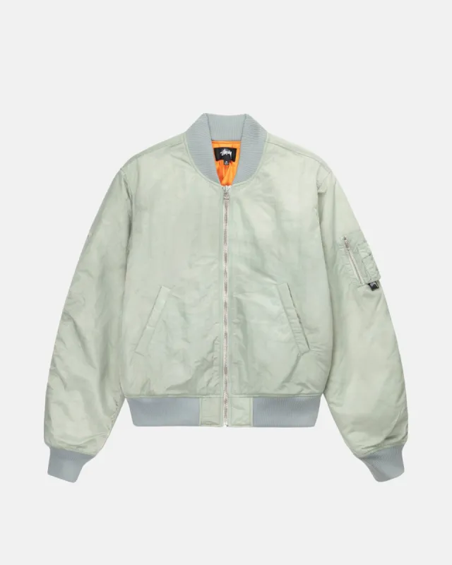 DYED NYLON BOMBER sold by Stussy