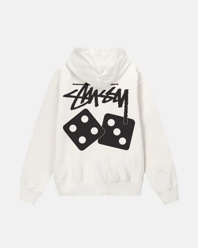 DICE PIGMENT DYED HOODIE sold by Stussy