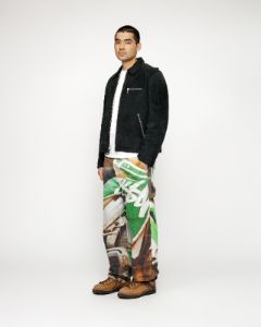 WORK PANT CANVAS BAJA PRINT sold by Stussy