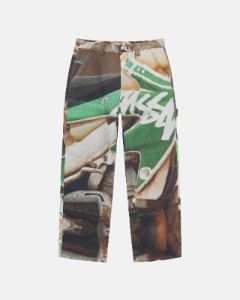 WORK PANT CANVAS BAJA PRINT sold by Stussy