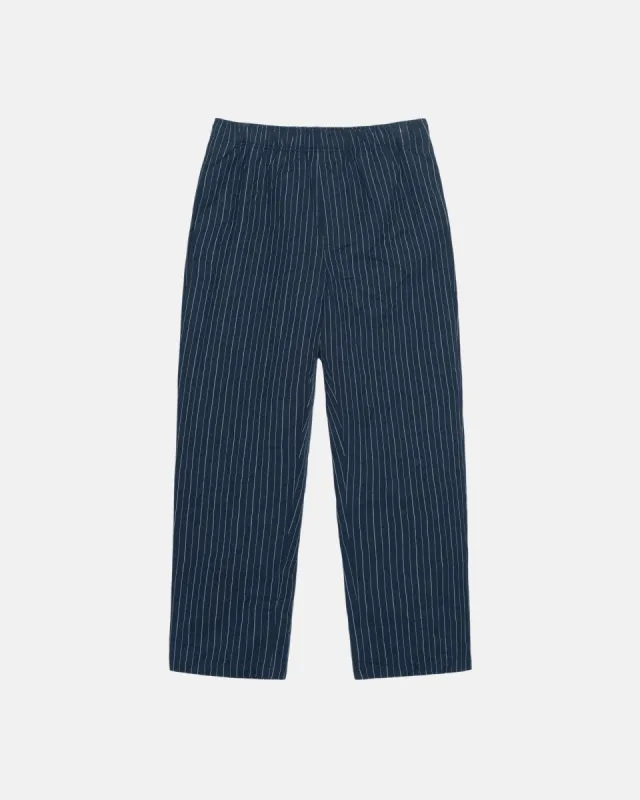 BEACH PANT WRINKLED STRIPE sold by Stussy