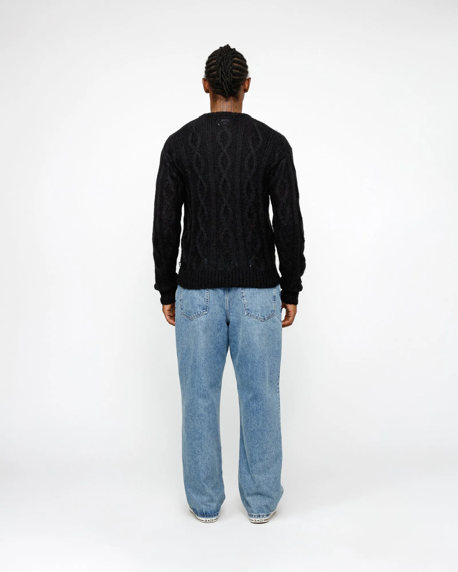 CABLE LOOSE KNIT SWEATER sold by Stussy product image thumbnail 5
