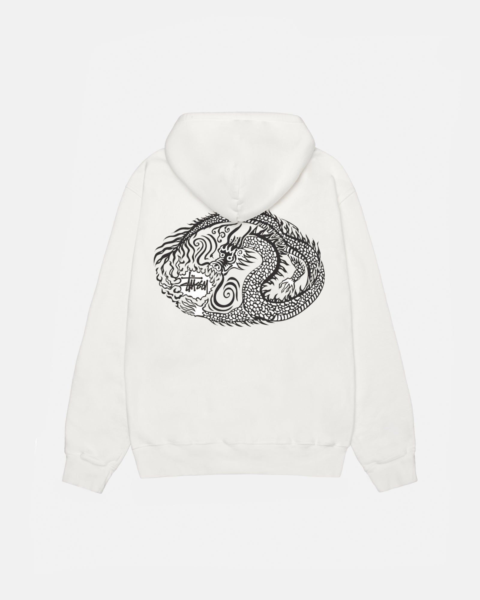 MOSAIC DRAGON HOODIE PIGMENT DYED sold by Stussy