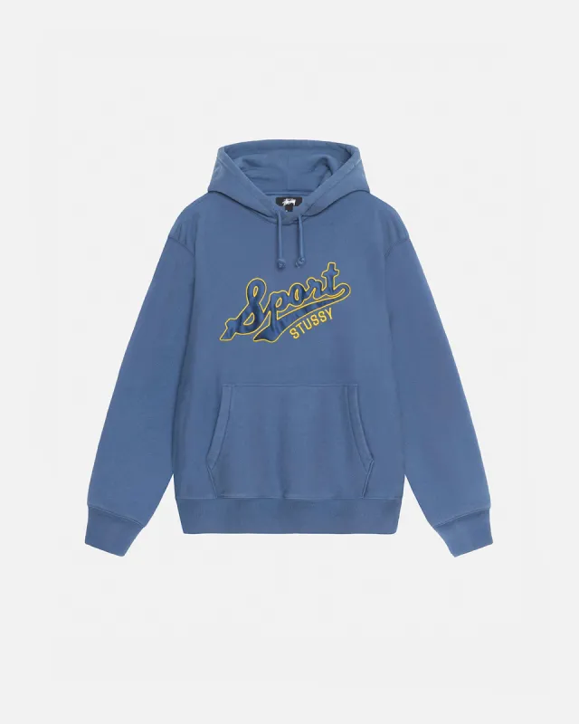 SATIN PATCH OVERSIZED HOODIE sold by Stussy