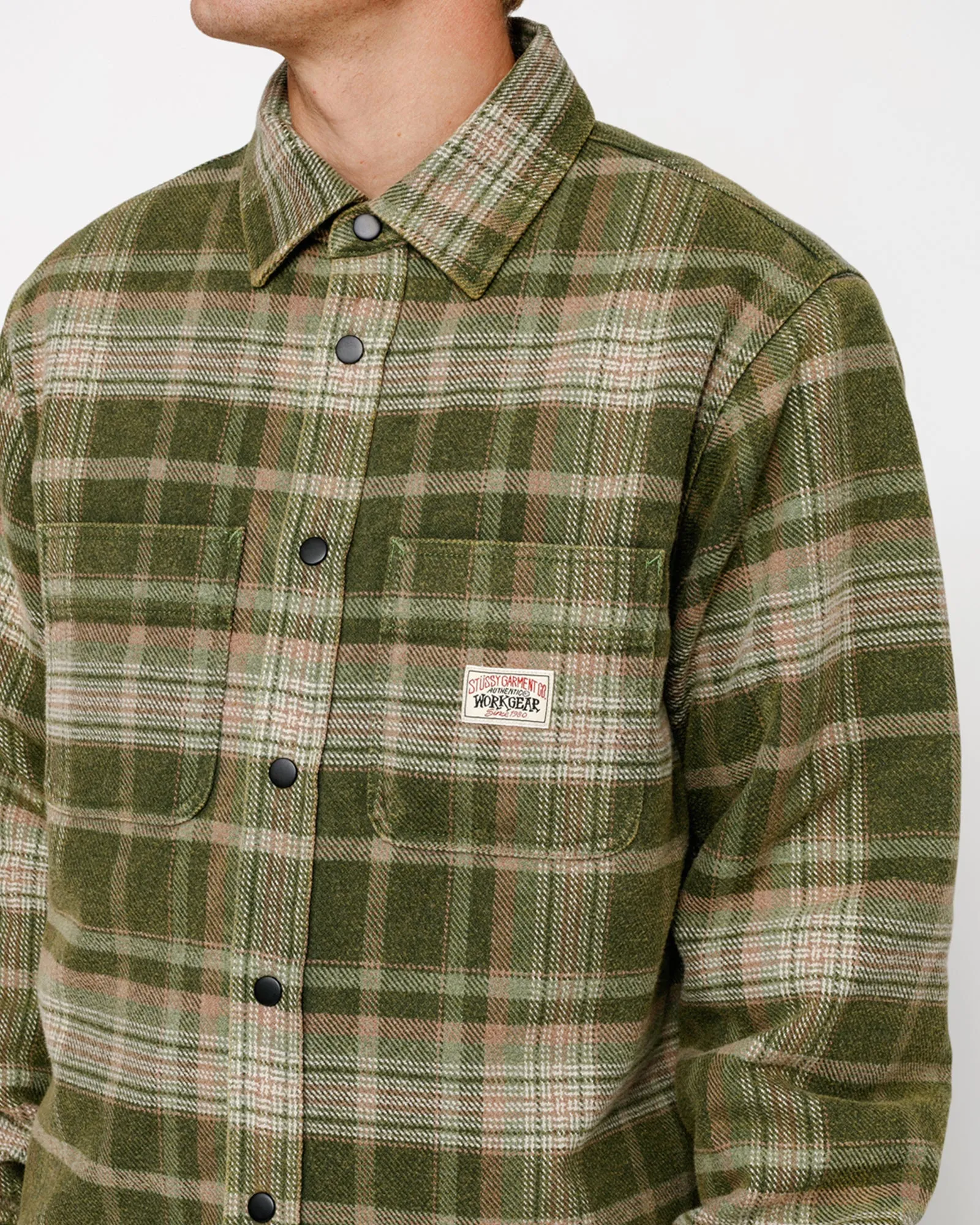 HEAVY WASHED PLAID SHIRT sold by Stussy product image thumbnail 3