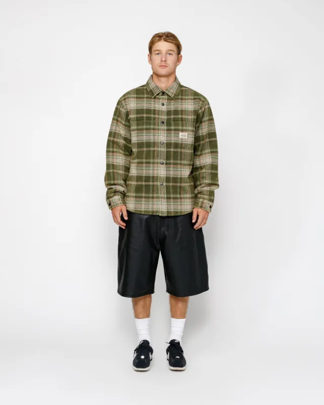 HEAVY WASHED PLAID SHIRT made by Stussy