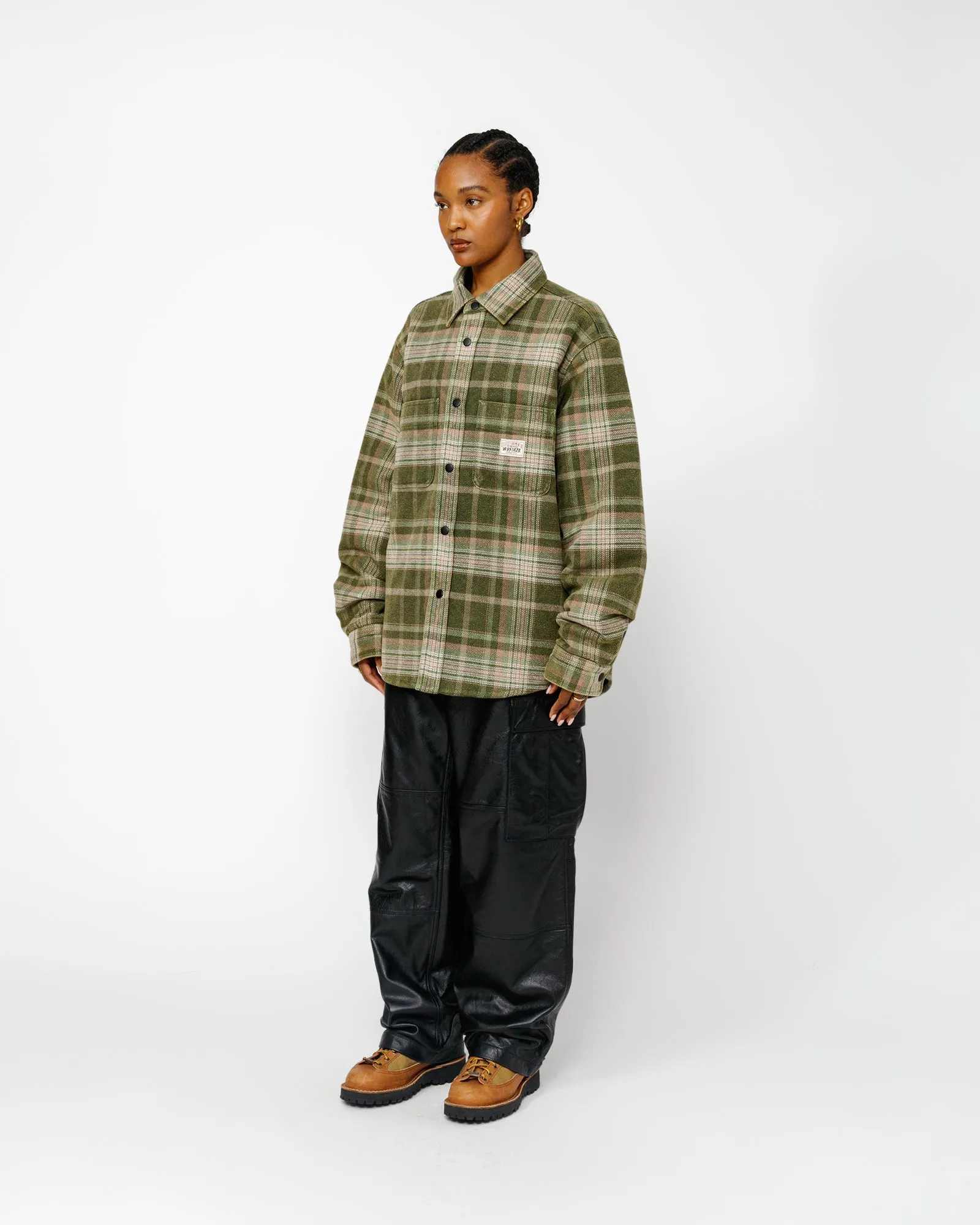 HEAVY WASHED PLAID SHIRT sold by Stussy product image thumbnail 5