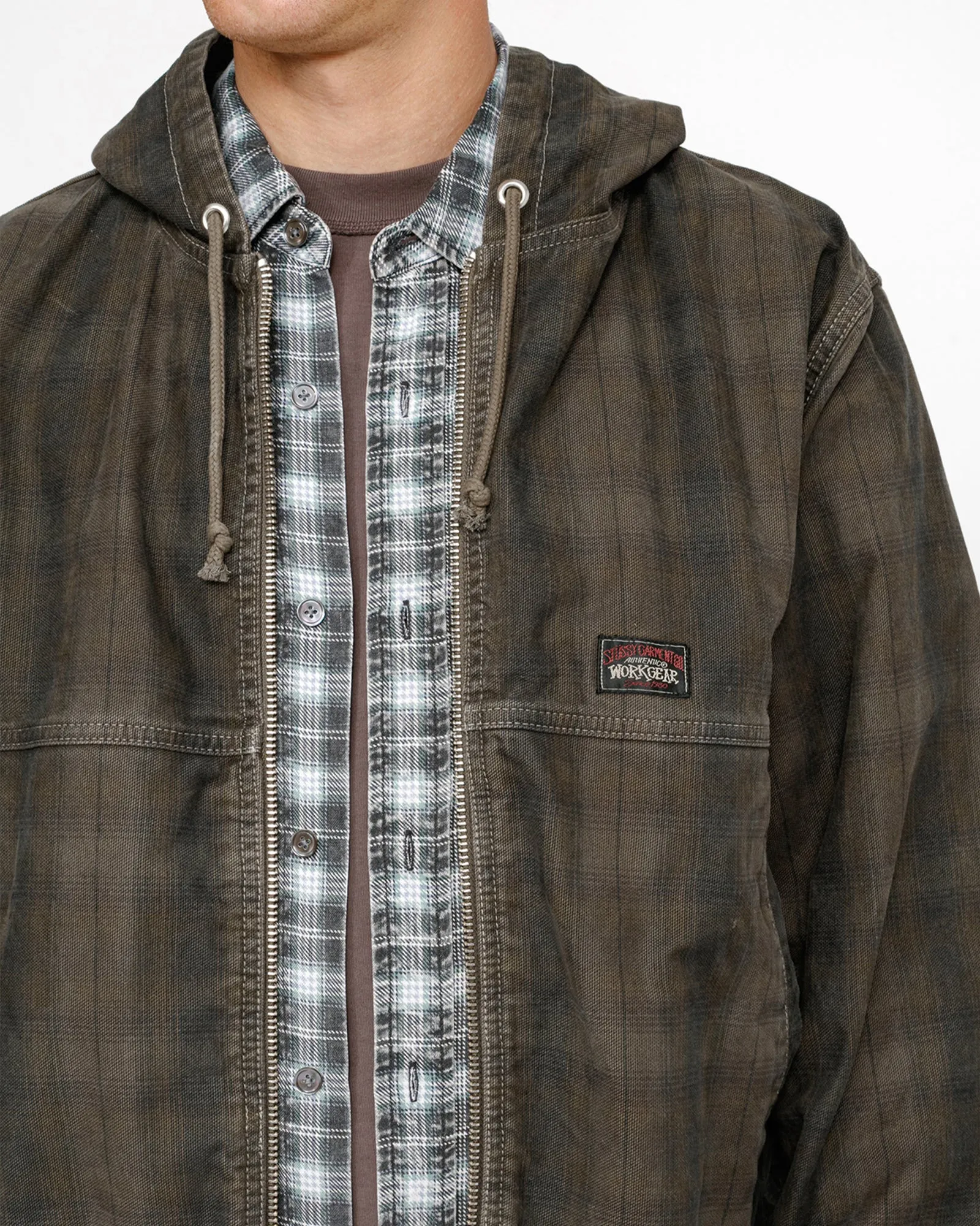 WORK JACKET UNLINED PLAID sold by Stussy product image thumbnail 5