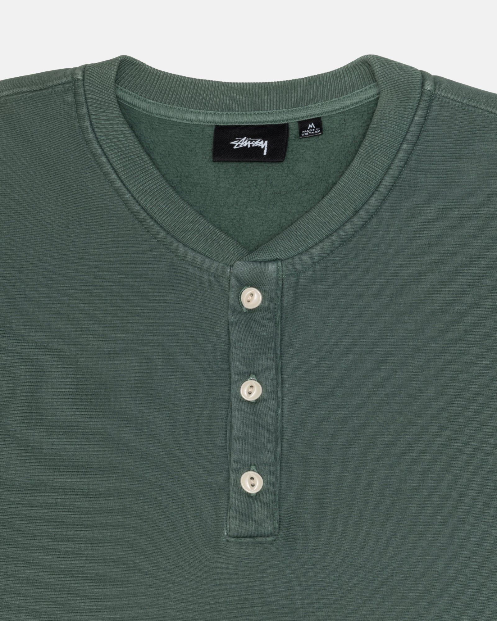 OPEN HEM HENLEY FLEECE sold by Stussy product image thumbnail 3