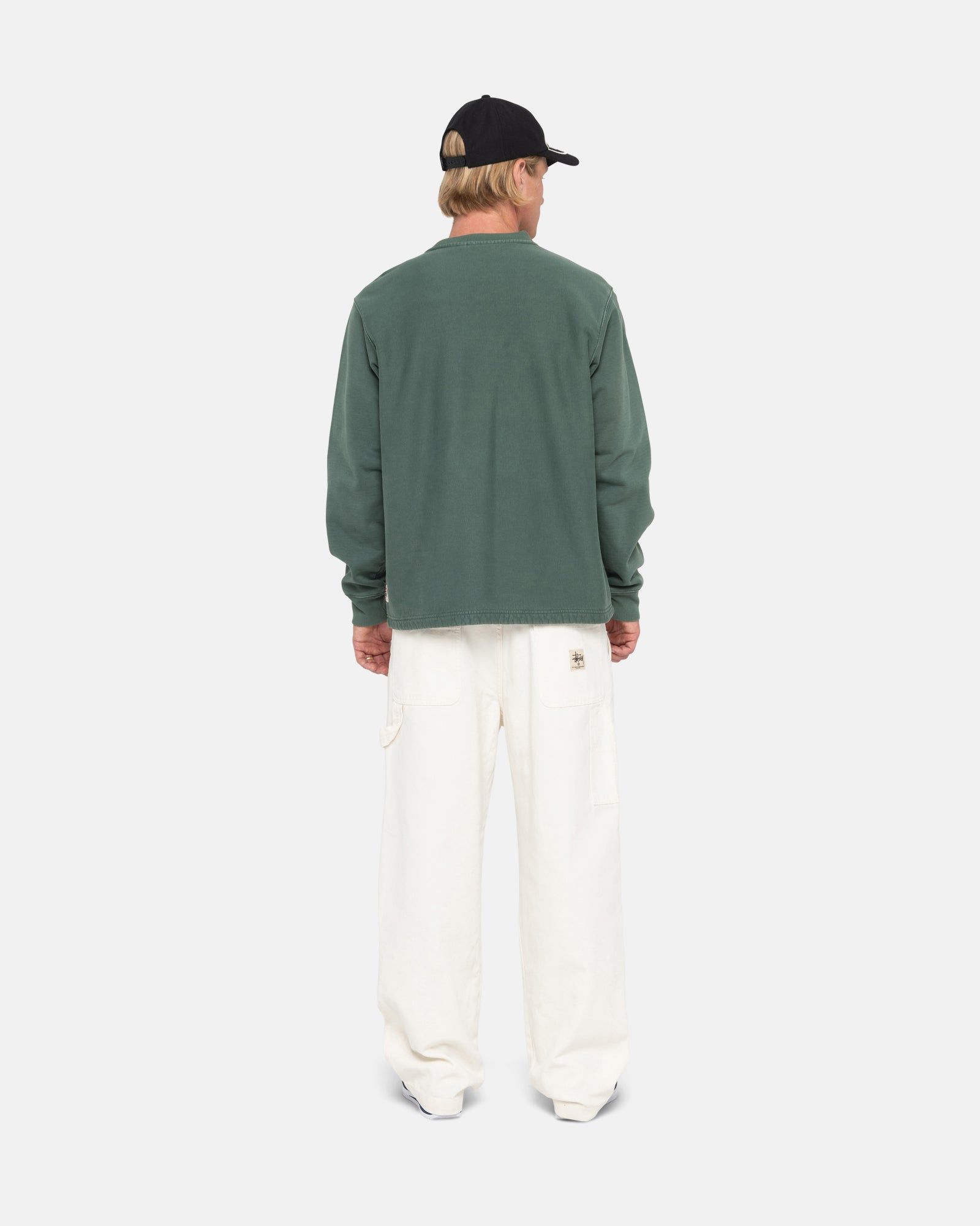 OPEN HEM HENLEY FLEECE sold by Stussy product image thumbnail 7