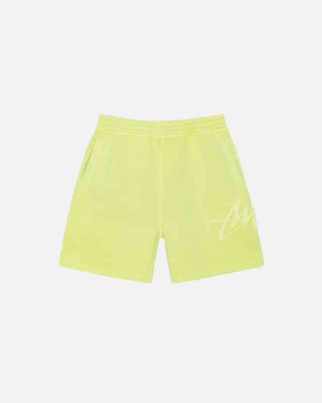 FLEECE SHORT TONAL APPLIQUE sold by Stussy