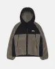 SHERPA PANELED HOODED JACKET sold by Stussy