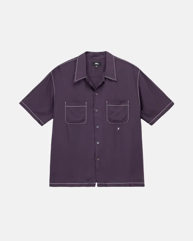 CONTRAST PICK STITCHED SHIRT sold by Stussy