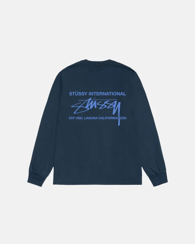 SMOOTH INTERNATIONAL LS TEE sold by Stussy