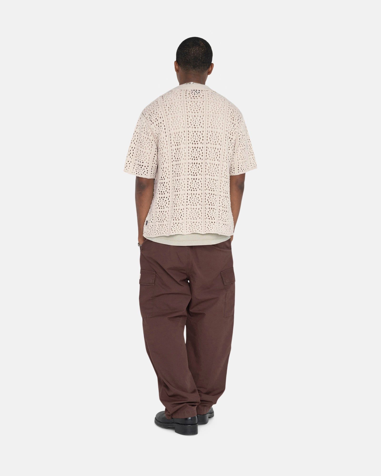 CROCHET SHIRT sold by Stussy product image thumbnail 5