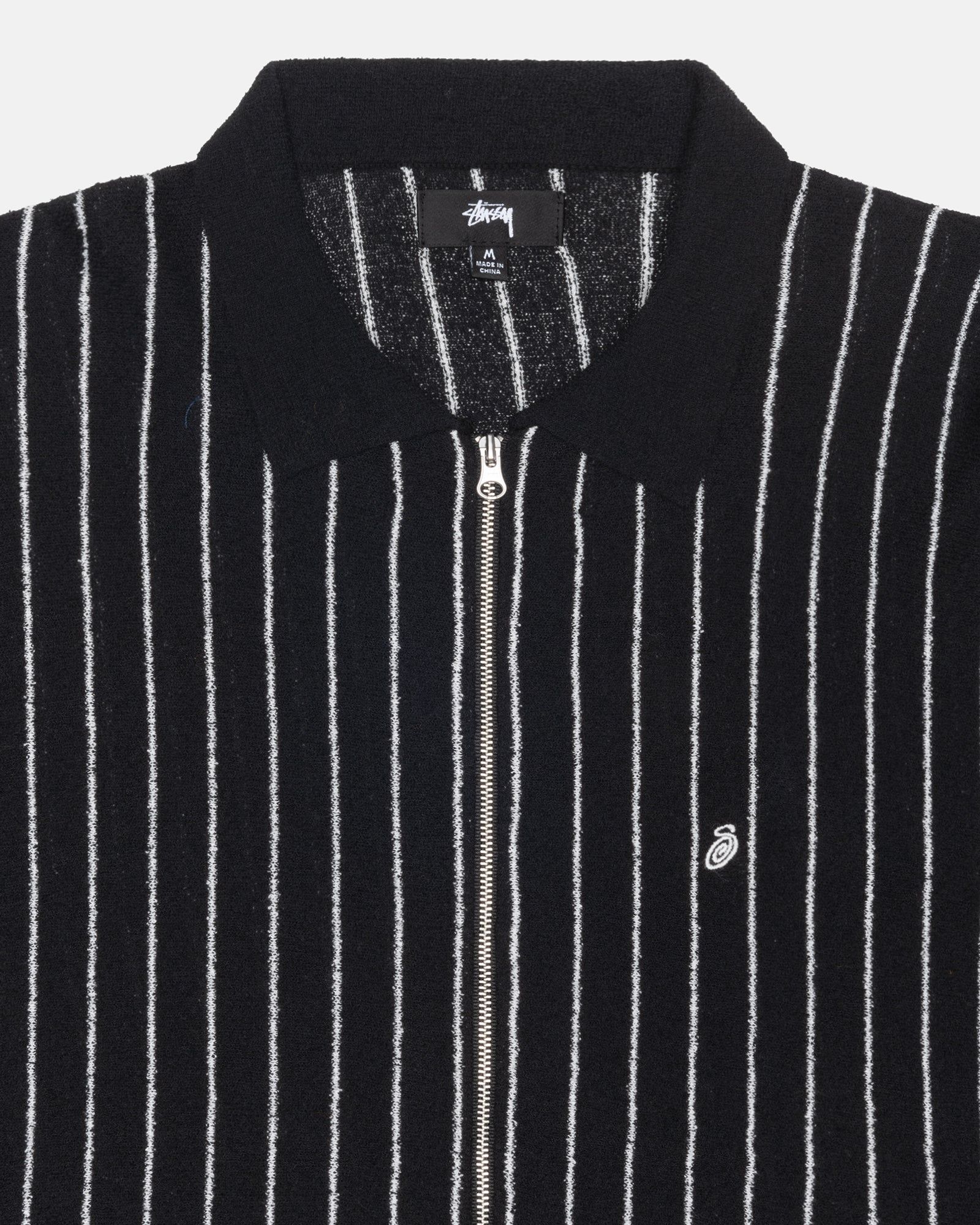 LIGHT WEIGHT LS ZIP POLO sold by Stussy product image thumbnail 3
