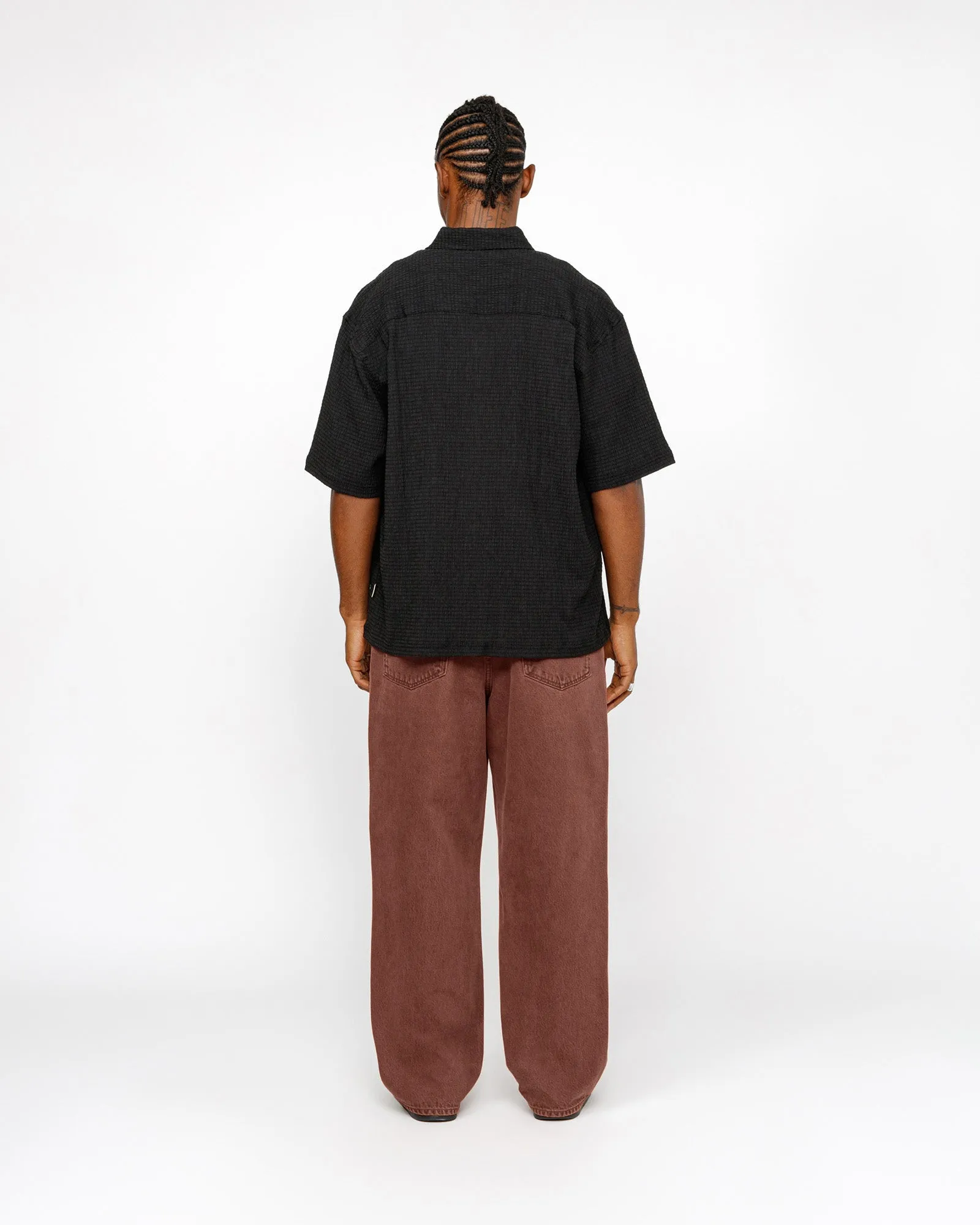 BOXY FLAT HEM SHIRT CRINKLED sold by Stussy product image thumbnail 5