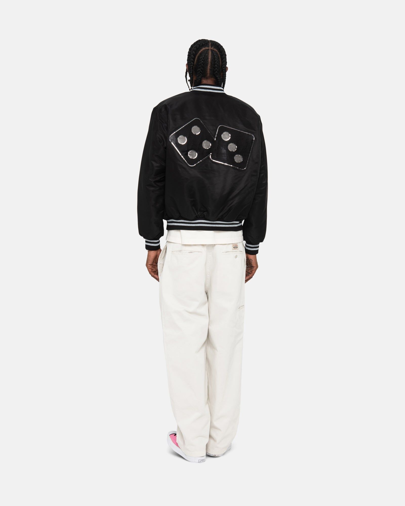 SEQUINS SATIN JACKET sold by Stussy product image thumbnail 8