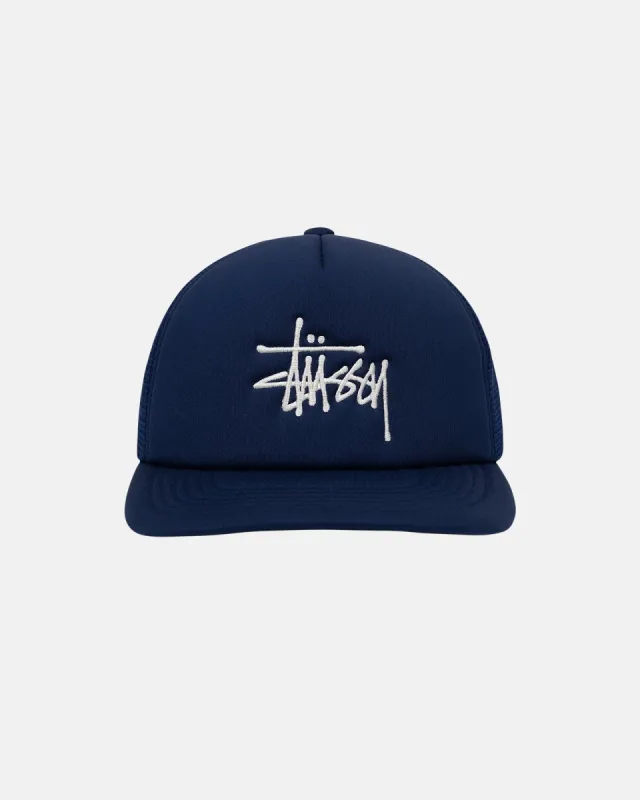 STUSSY • CROWN STOCK TRUCKER CAP Stussy Crown Stock Trucker Cap 'Brown' 1311056
