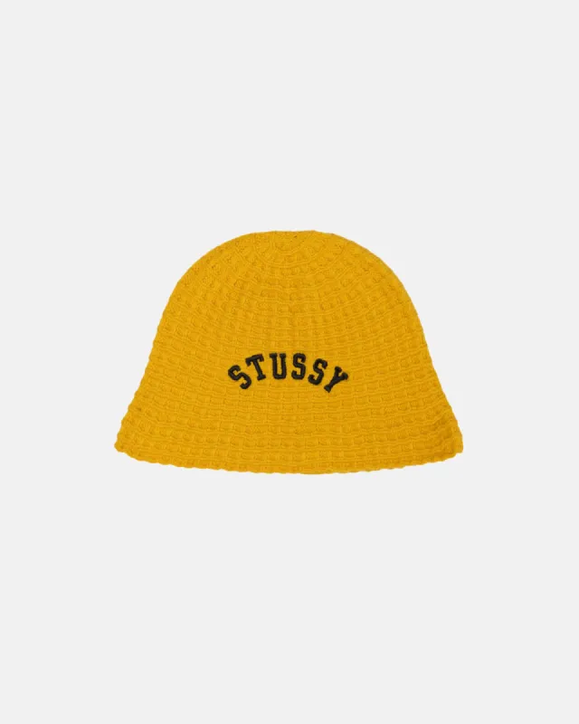 BUCKET HAT WAFFLE KNIT sold by Stussy