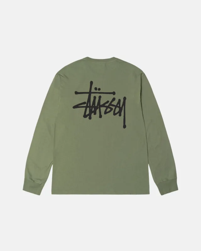 BASIC STUSSY LS TEE PIGMENT DYED sold by Stussy