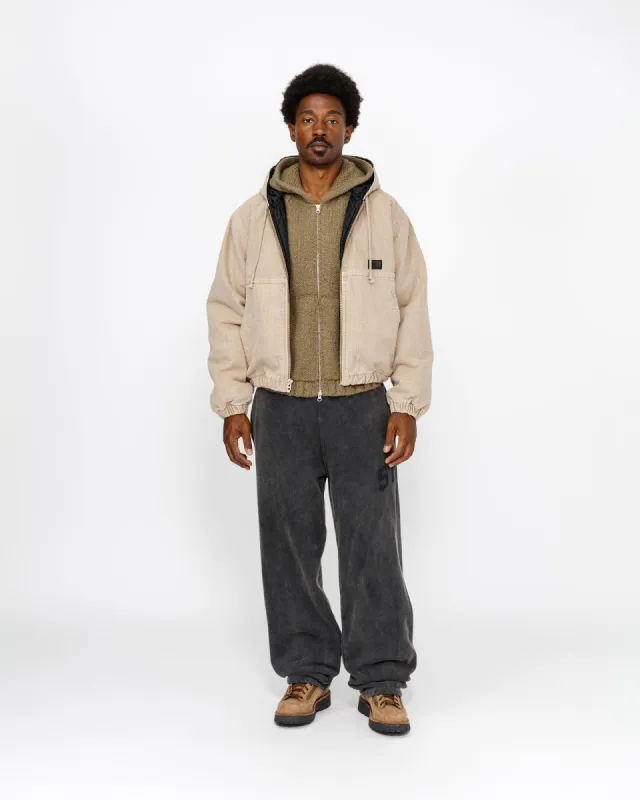 WORK JACKET CANVAS NEEDLE PUNCH sold by Stussy
