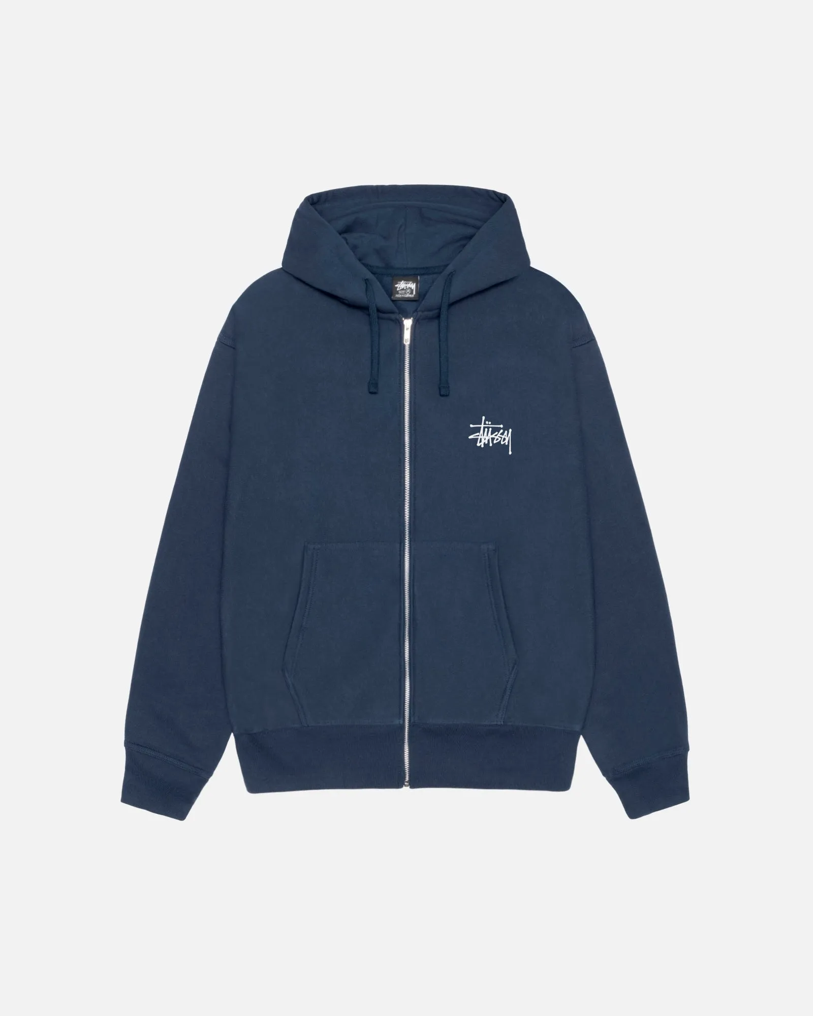 【STUSSY】 ★ BASIC STUSSY ZIP HOODIE ★ Relaxed Fit img04000_src.webp