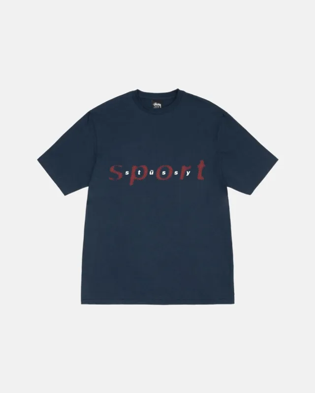 DOT SPORT TEE sold by Stussy