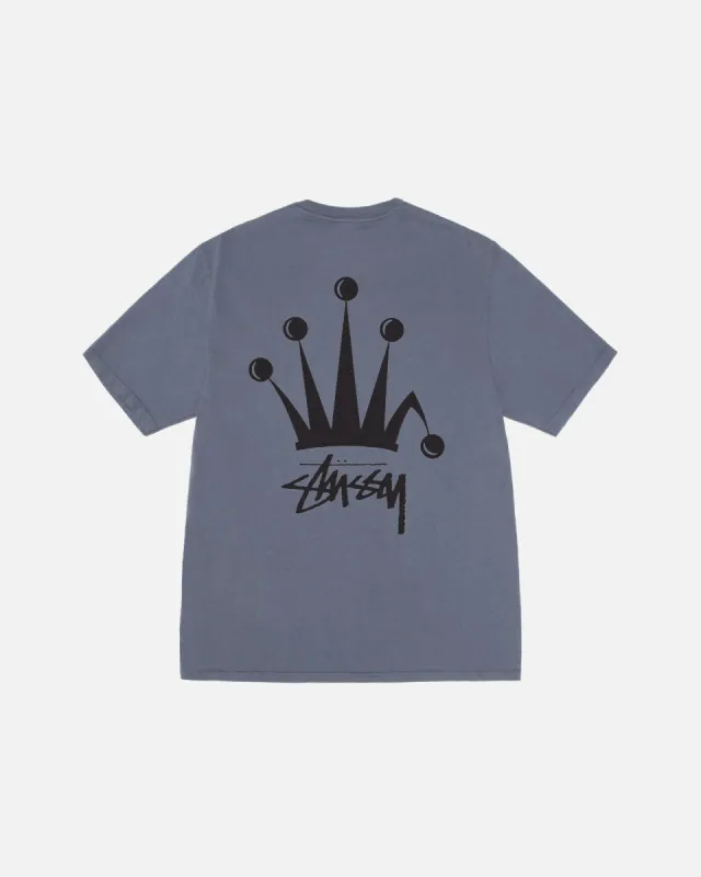 REGAL CROWN TEE PIGMENT DYED sold by Stussy