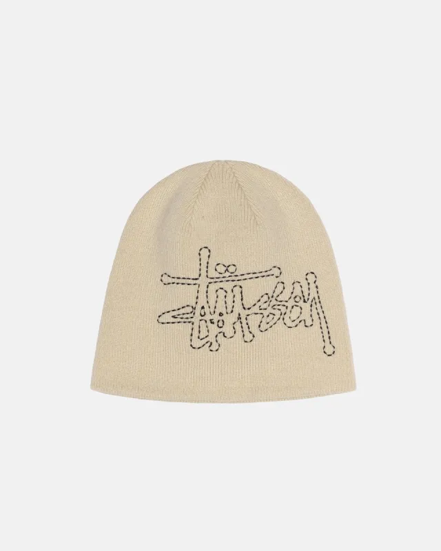 SKULLCAP BASIC LOGO STITCH sold by Stussy
