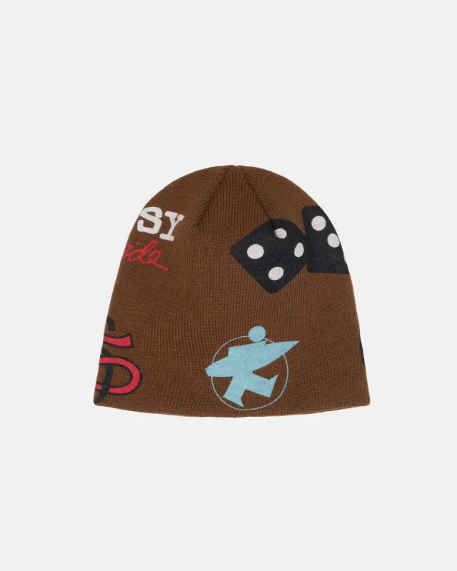 SKULLCAP MIXED LOGO sold by Stussy