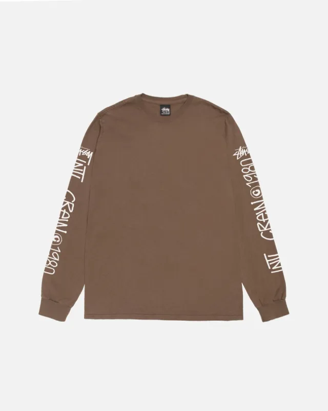 INTL CREW LS TEE PIGMENT DYED sold by Stussy