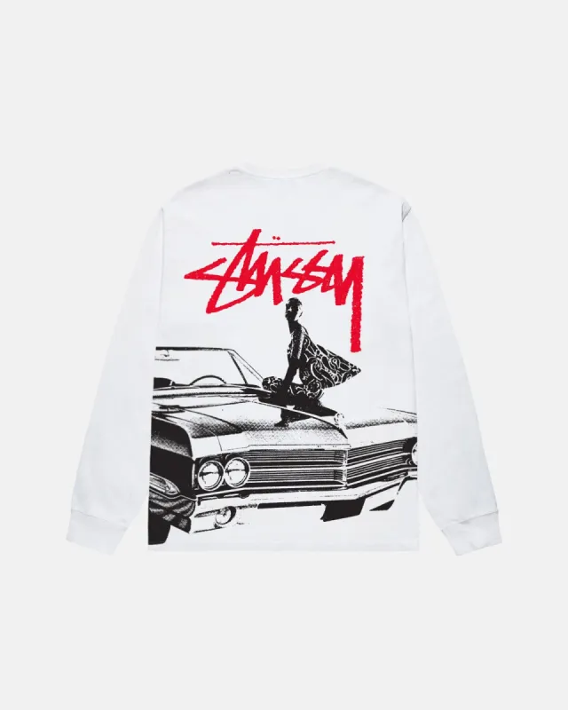 BEAT CRAZY LS TEE sold by Stussy