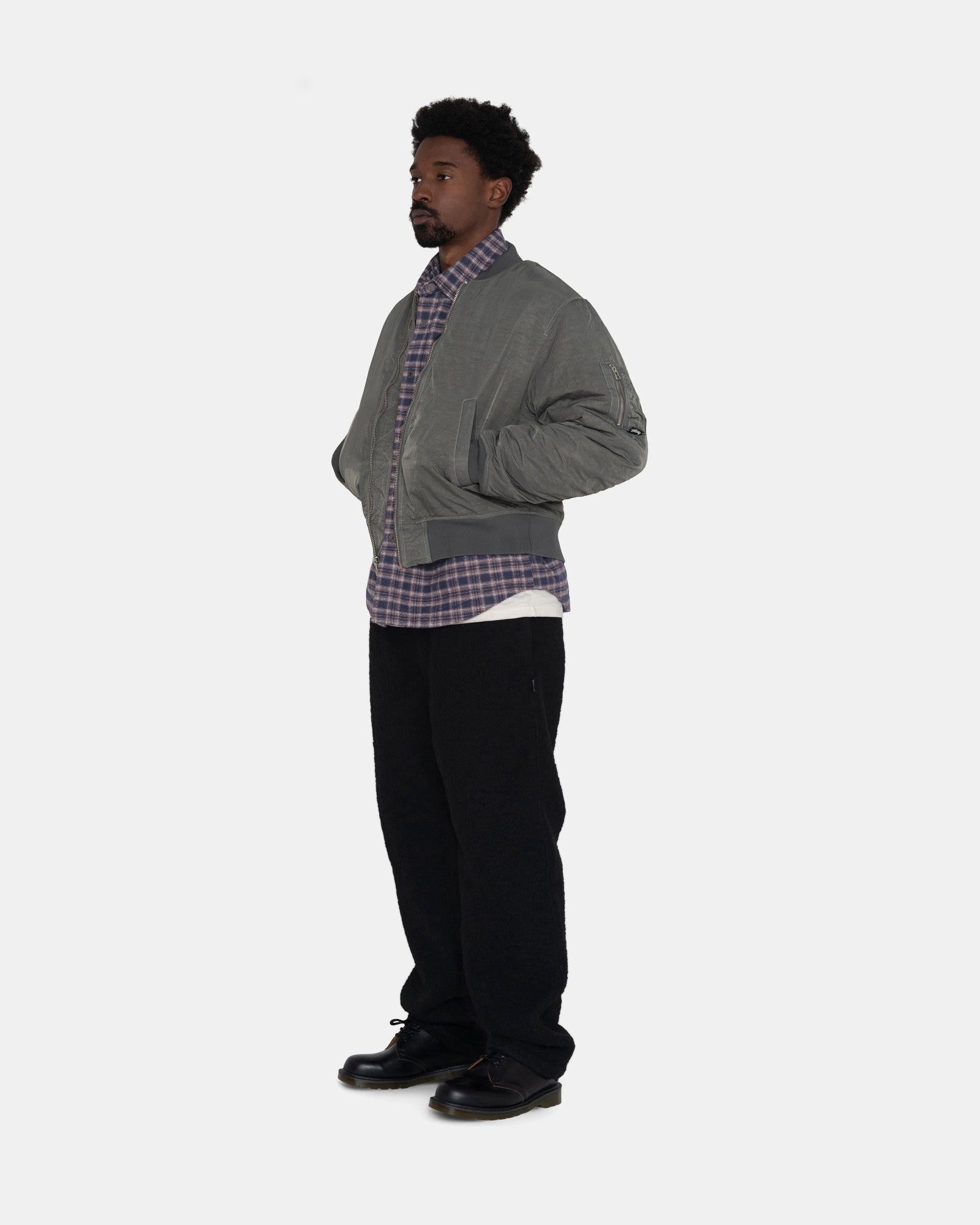 DYED NYLON BOMBER sold by Stussy product image thumbnail 8