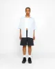 FLEECE SHORT TONAL APPLIQUE sold by Stussy