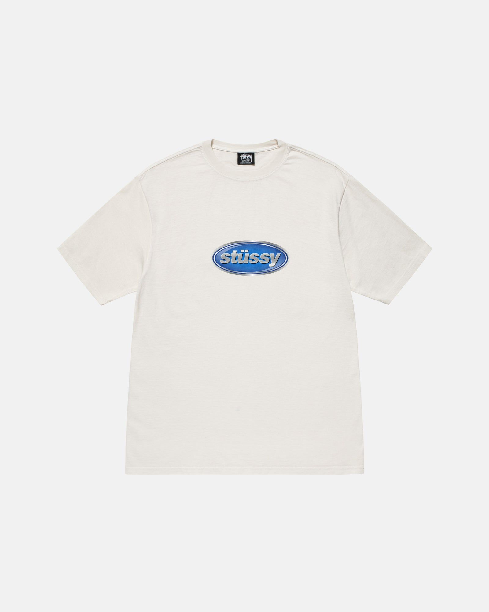 EMBLEM TEE PIGMENT DYED sold by Stussy