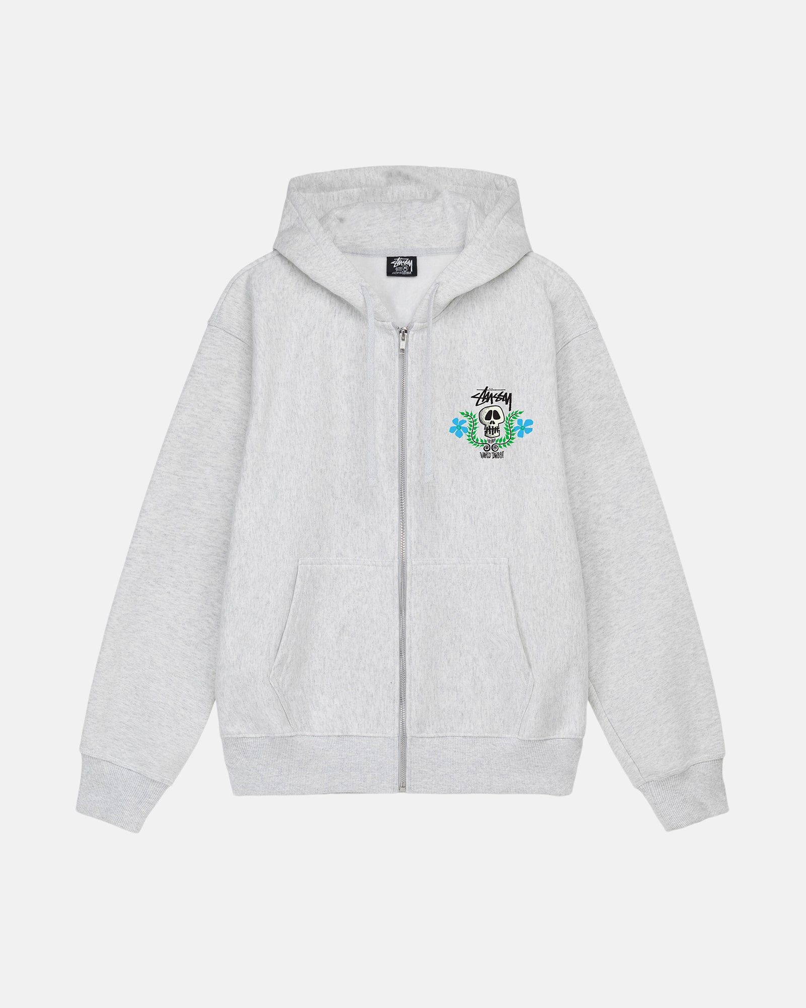 ★送料・関税込★STUSSY★SKULL CREST HOODIE★パーカー★ Stüssy SKULL CREST HOODIE - BLACK | REVERSIBLE