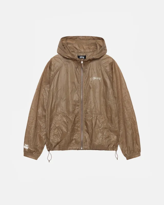 ジャケット・アウター Stussy Beach Shell Transprint ripstop Stussy Beach Ripstop Transparent Shell Jacket Black Men's