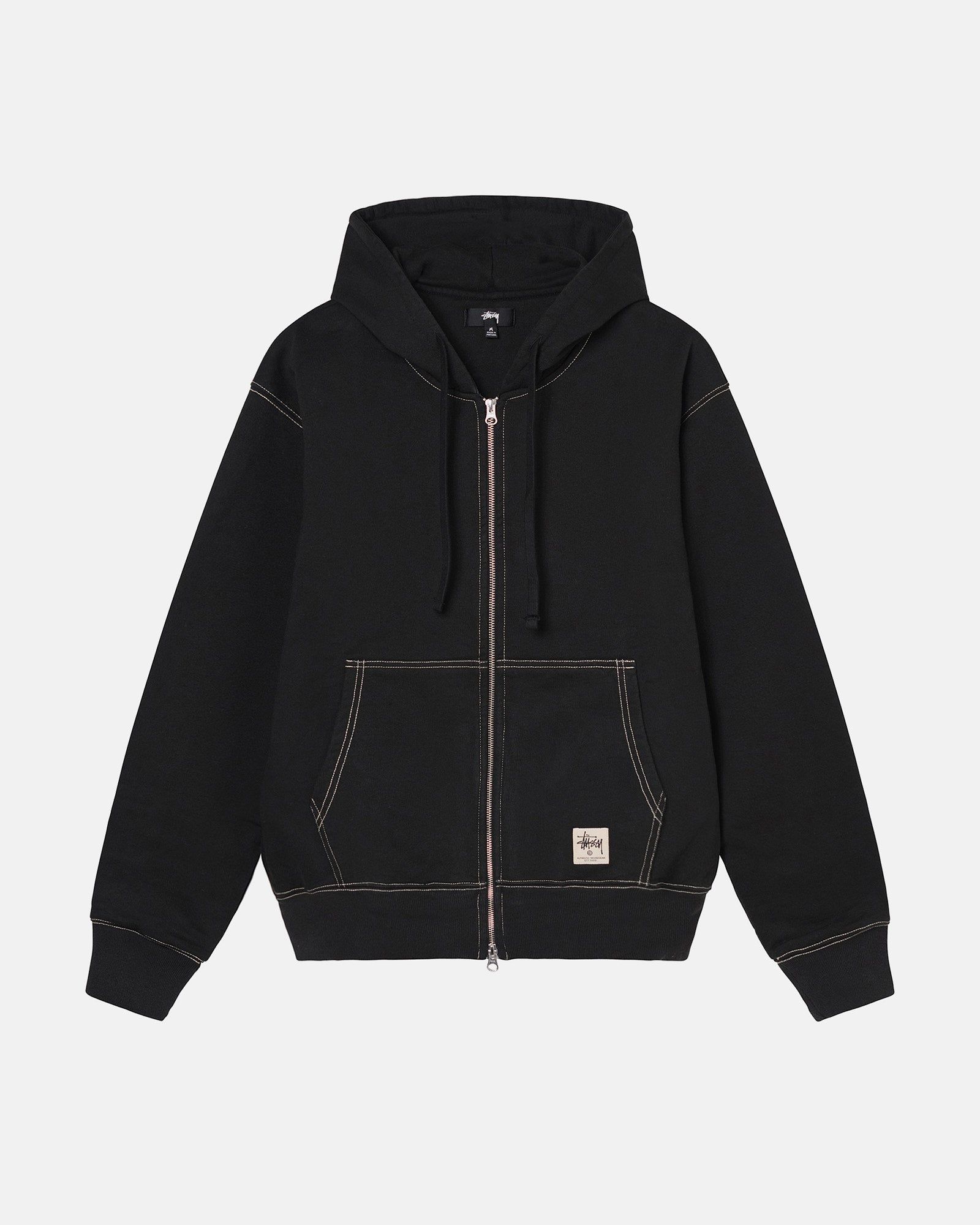 DOUBLE FACE LABEL ZIP HOODIE sold by Stussy