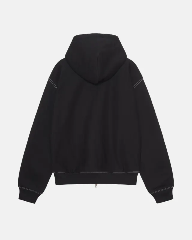 トップス 00s stussy double face zip hoodie DOUBLE FACE LABEL ZIP HOODIE | Parallel