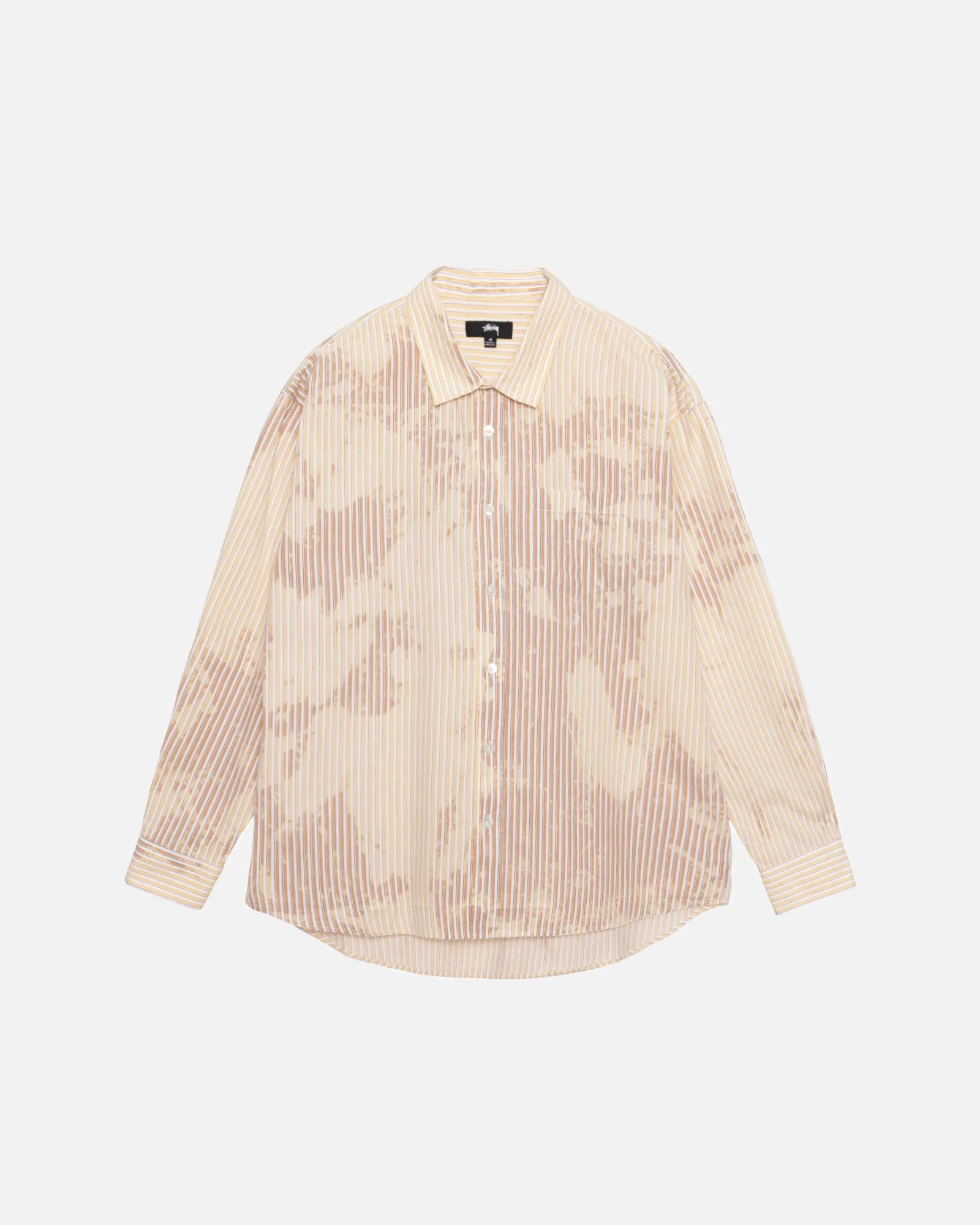 CLASSIC LS SHIRT BLEACHED POPLIN sold by Stussy