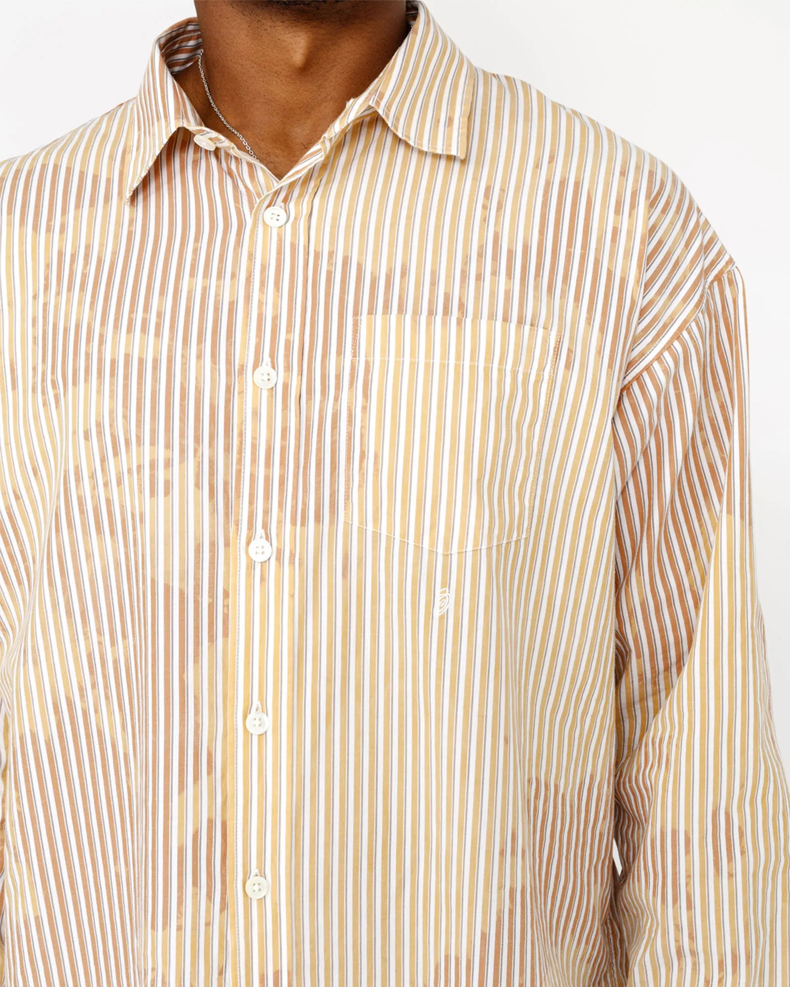 CLASSIC LS SHIRT BLEACHED POPLIN sold by Stussy product image thumbnail 5