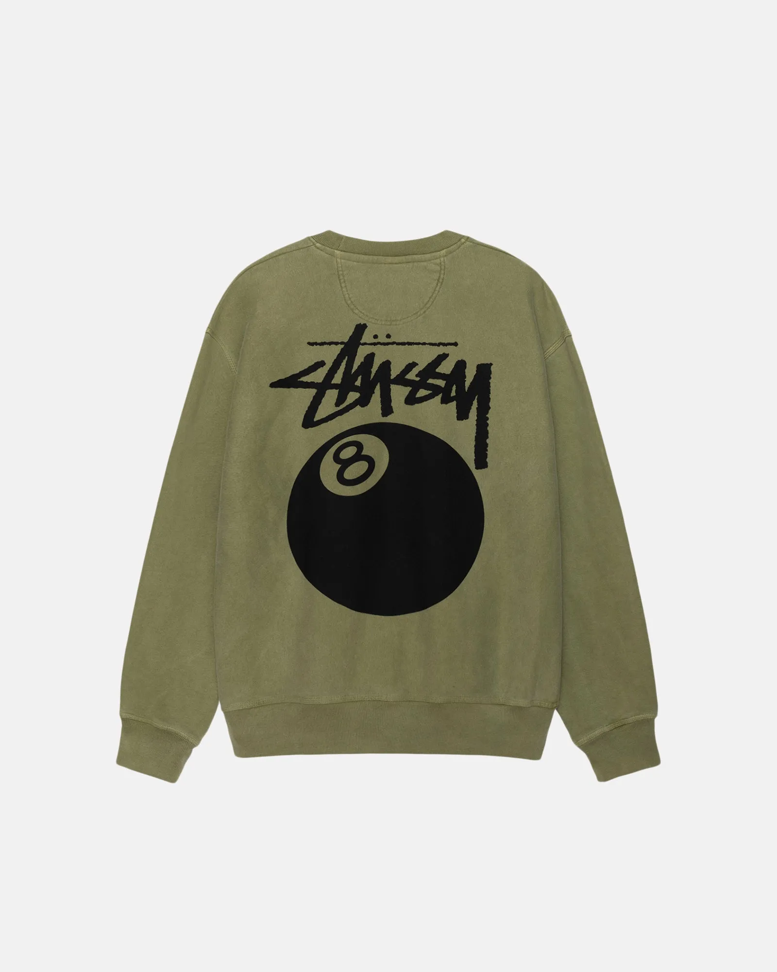 8 BALL CREW PIGMENT DYED sold by Stussy